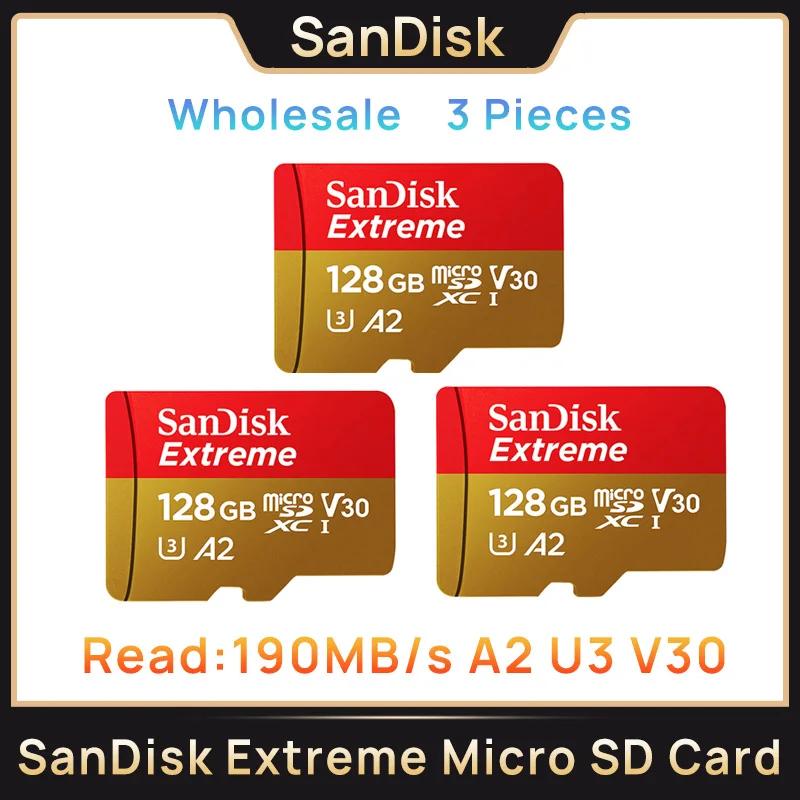 SanDisk ͽƮ  ũ SD ī ޸ ī, ͽƮ ũ SD ī, 64GB, 128GB, 256GB, 512GB, 1T A2, U3, V30, 4K, 190 MB/s ÷ TF